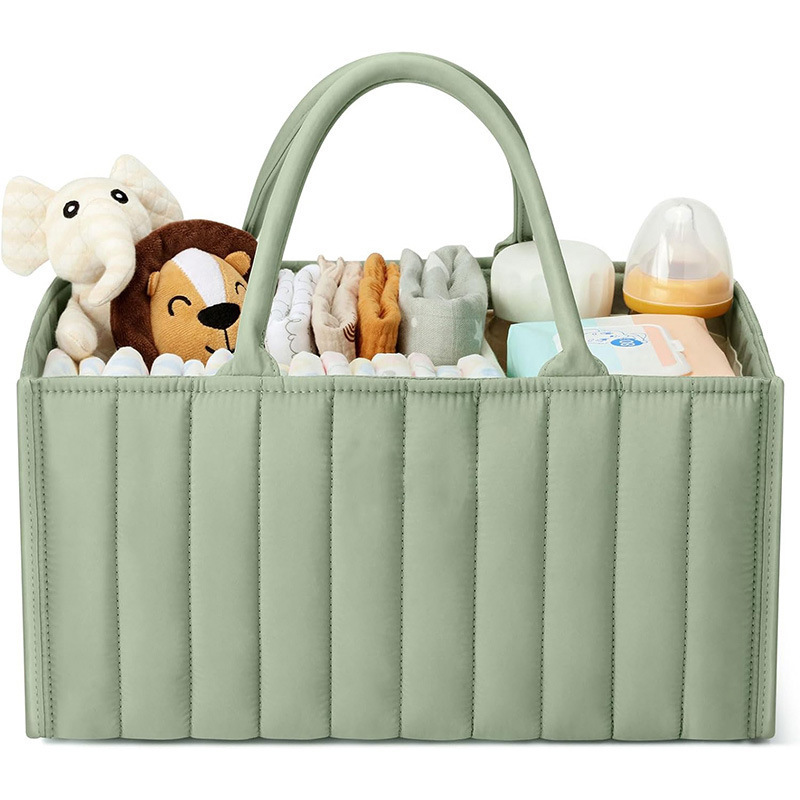 Baby Clothing Hamper - Baby Diaper Organizer Bag Folding Portable
