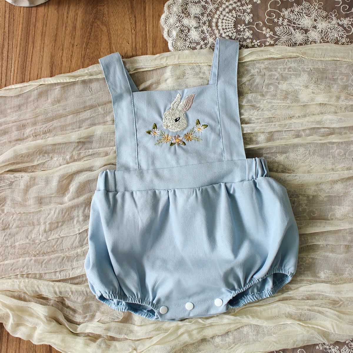 Summer Newborn Baby Girls Romp - Baby Clothing Embroidery のレビューと価格