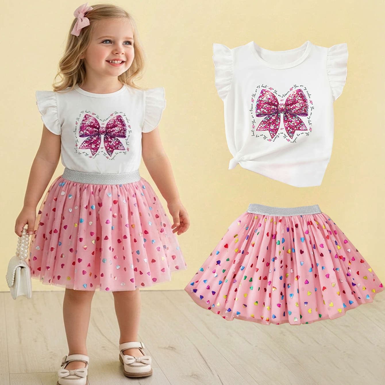 Summer Girls Clothes Set Flutt - Baby Clothing Boutique のレビューと価格