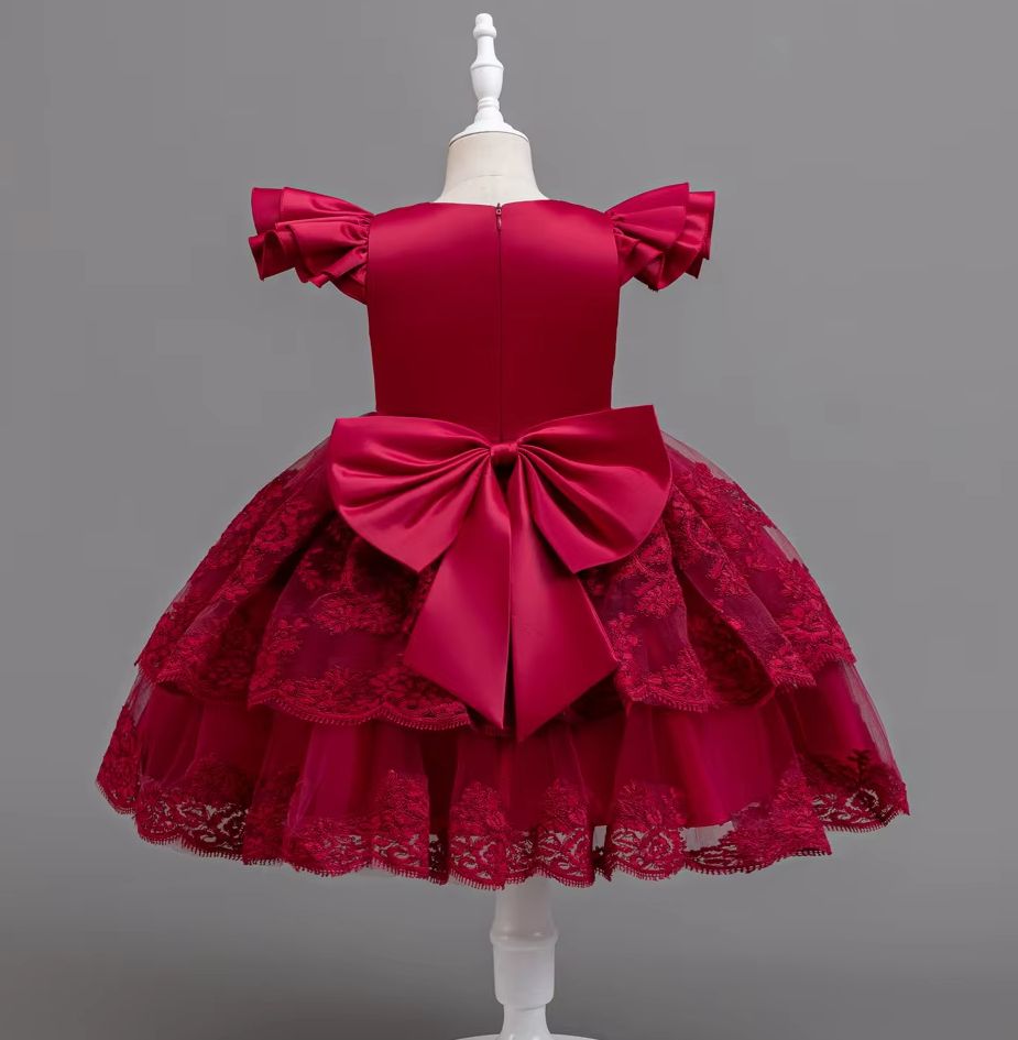 Girl Party Dress Embroidery Ch - Baby Clothing Embroidery のレビューと価格