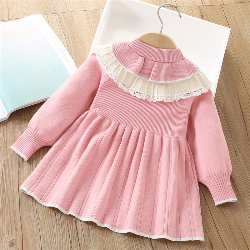 Baby Girls' Knitted Dress Chil - Baby Clothing Jumpers のレビューと価格