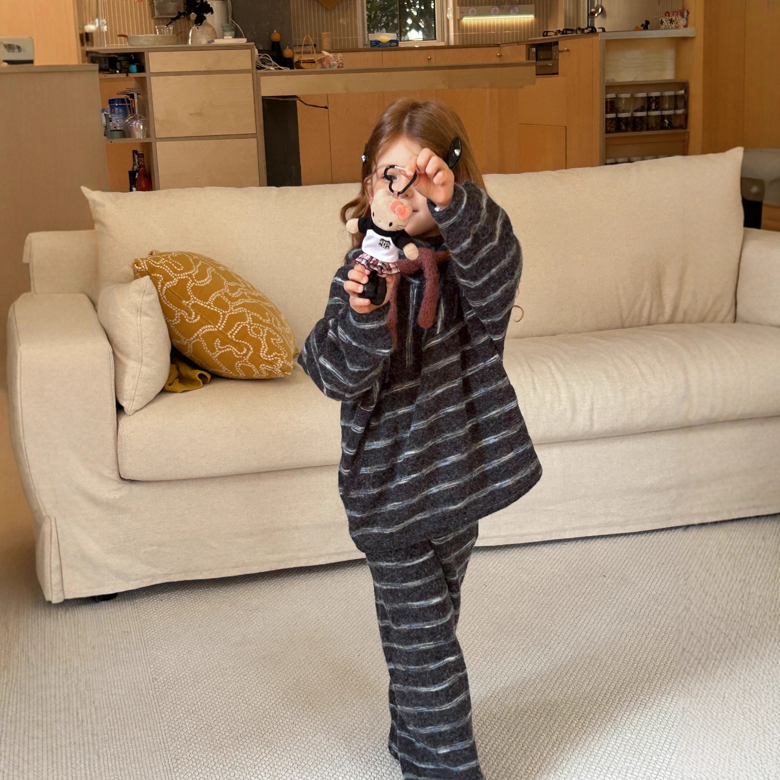Girls Suit 2025 Autumn and Win - Baby Clothing Jumpers のレビューと価格