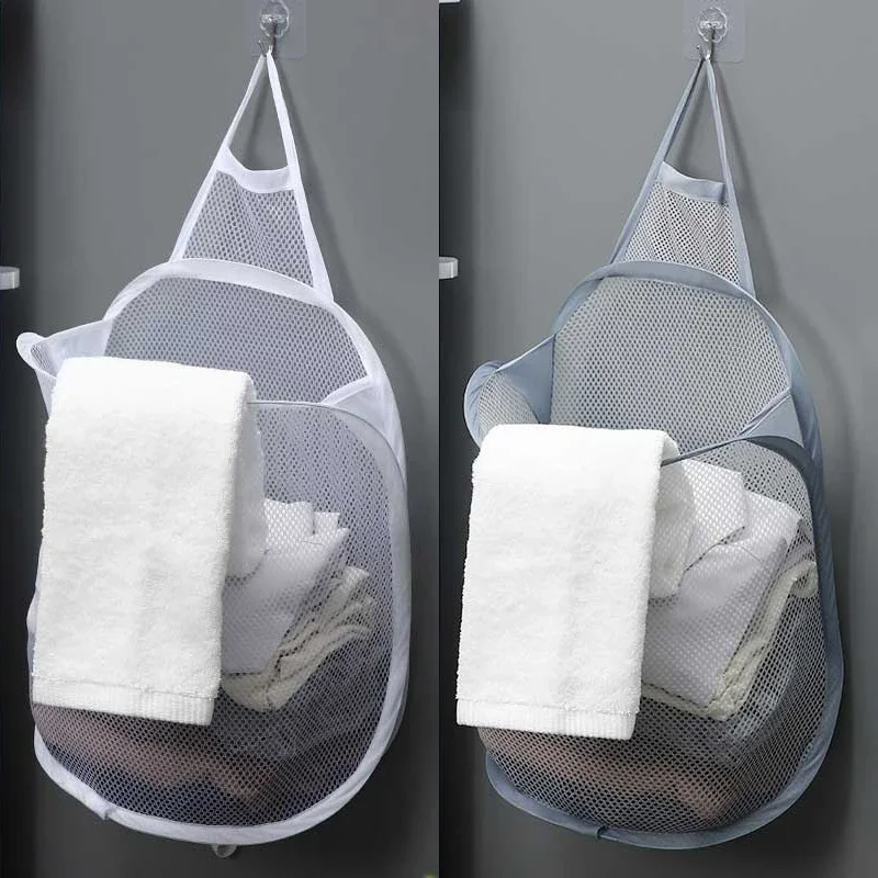 Hanging Laundry Basket Foldabl - Baby Clothing Hamper のレビューと価格