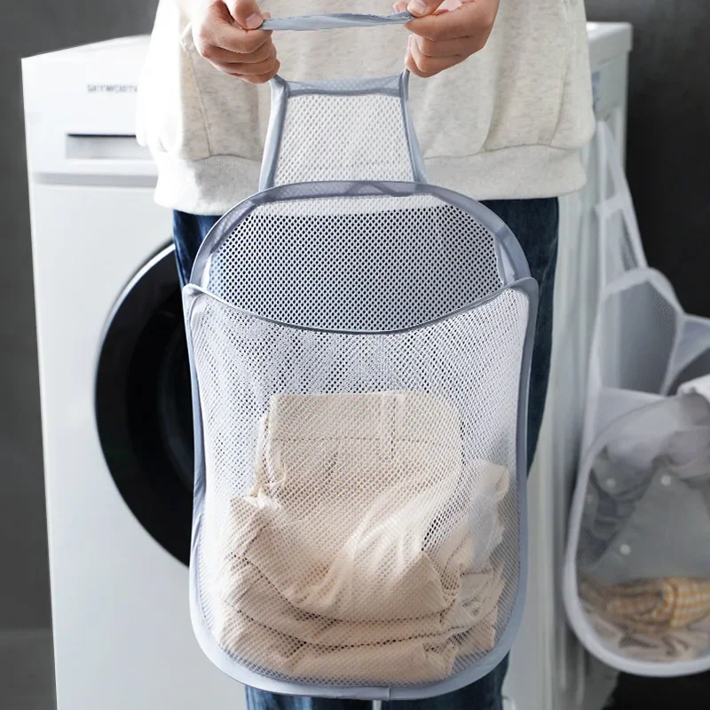 Hanging Laundry Basket Foldabl - Baby Clothing Hamper のレビューと価格