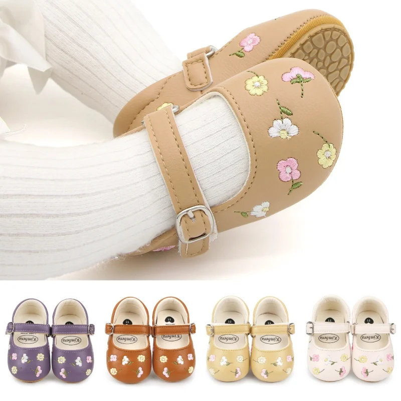 Baby Girls Mary Jane Flats PU  - Baby Clothing Embroidery のレビューと価格