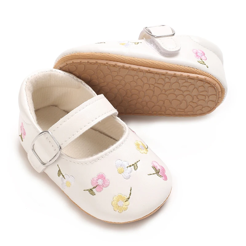 Baby Girls Mary Jane Flats PU  - Baby Clothing Embroidery のレビューと価格