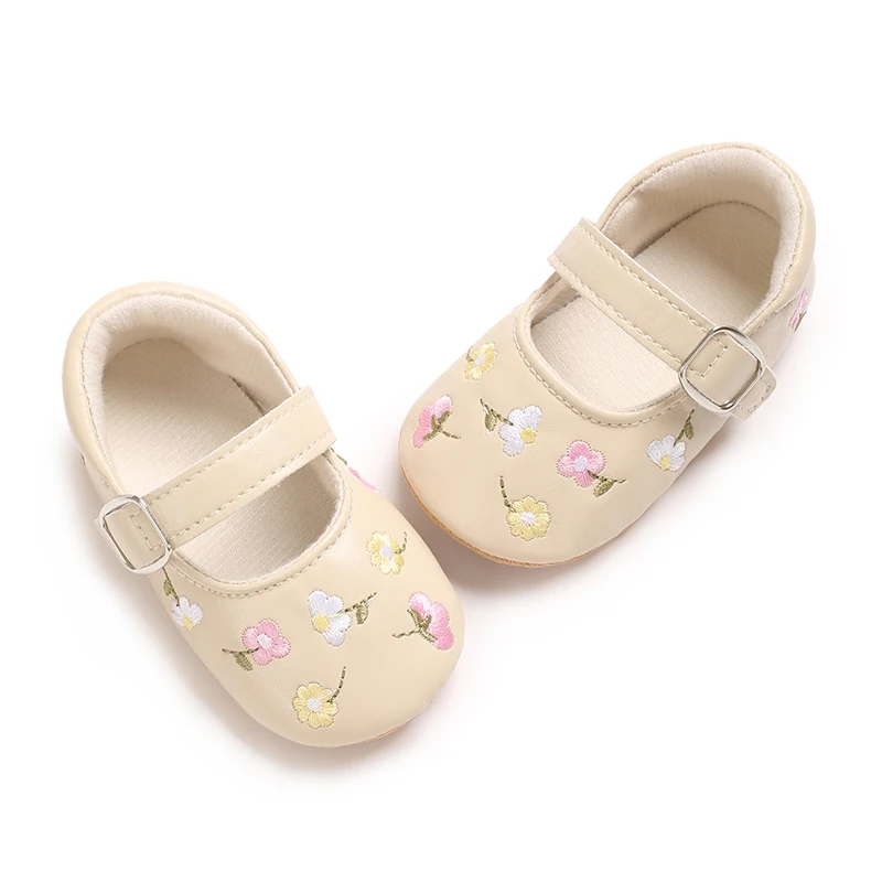 Baby Girls Mary Jane Flats PU  - Baby Clothing Embroidery のレビューと価格