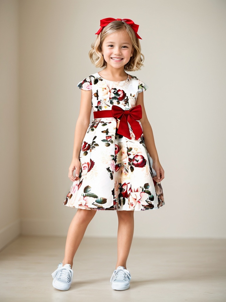 New Girls Kids Flower Elegant  - Baby Xmas Clothing のレビューと価格