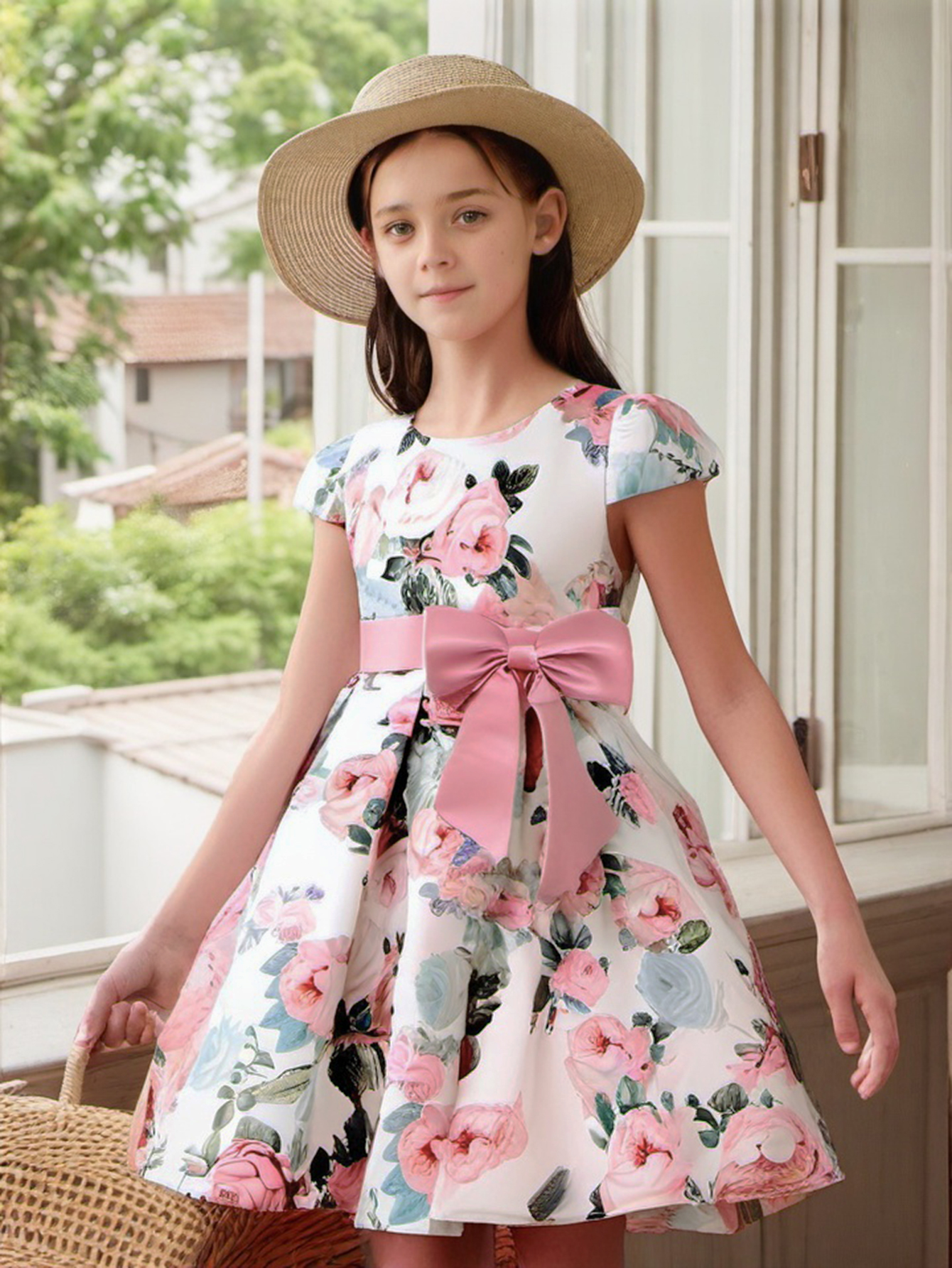 New Girls Kids Flower Elegant  - Baby Xmas Clothing のレビューと価格
