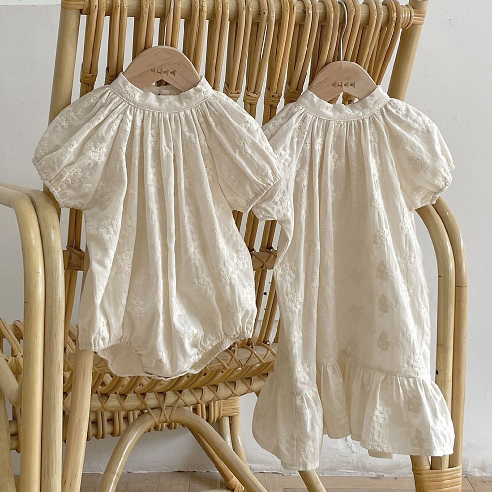 Summer Sister Dress 0-6Yrs Gir - Baby Clothing Embroidery のレビューと価格