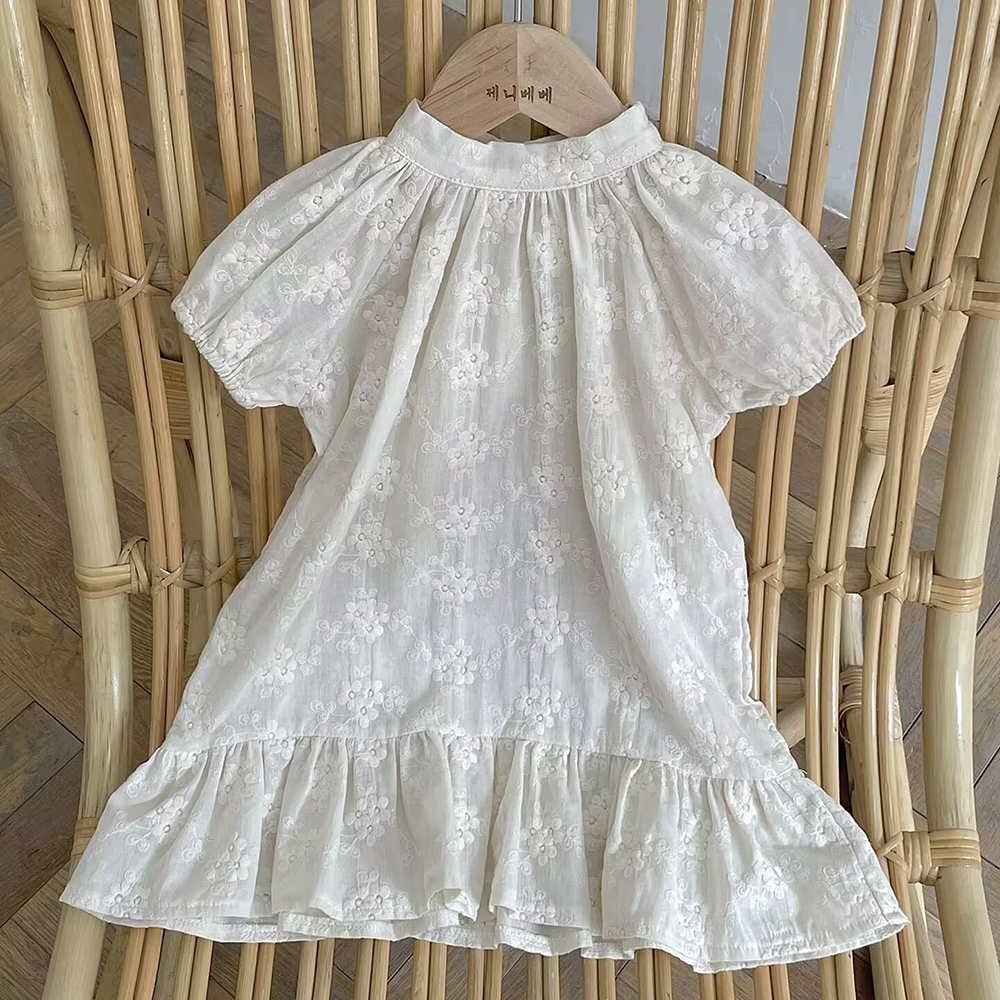 Summer Sister Dress 0-6Yrs Gir - Baby Clothing Embroidery のレビューと価格