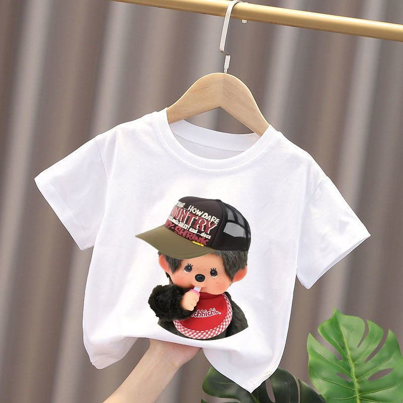 Monchhichi Kids T-shirts Anime - Baby Clothing For Boys のレビューと価格