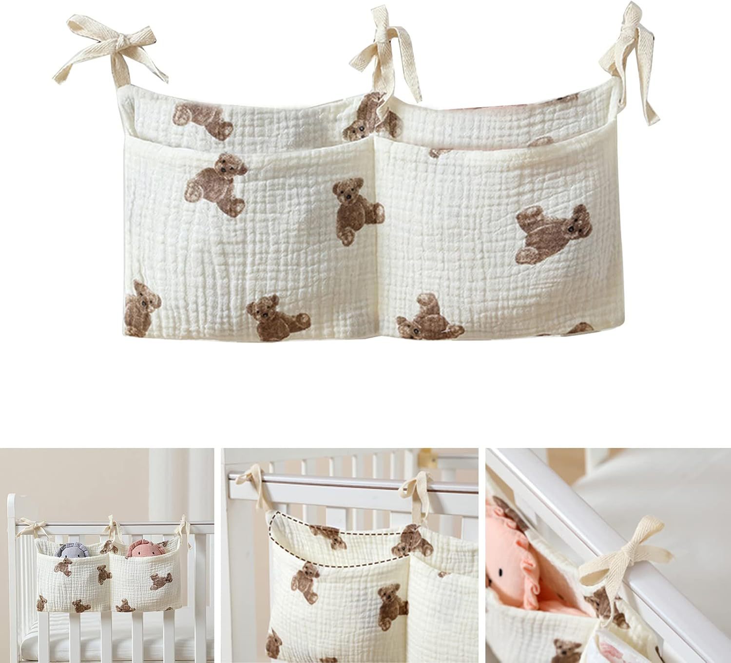 Baby Crib Organizer Cot Caddy  - Baby Clothing Hamper のレビューと価格