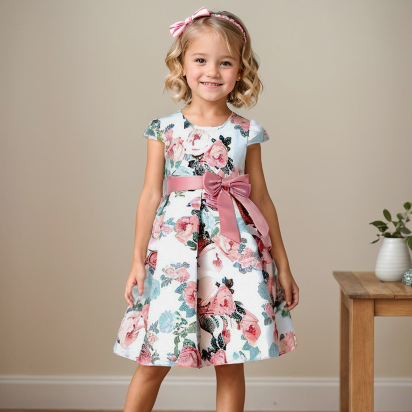 New Girls Kids Flower Elegant  - Baby Xmas Clothing のレビューと価格