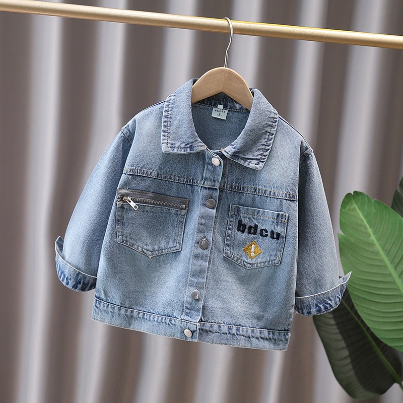 Cute Style Baby Child Denim Ja - Baby Clothing For Boys のレビューと価格
