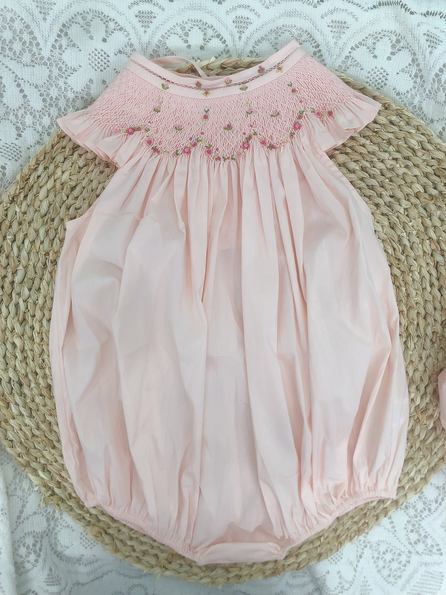 Girls Smocking Dress Pink Hand - Baby Clothing Boutique のレビューと価格