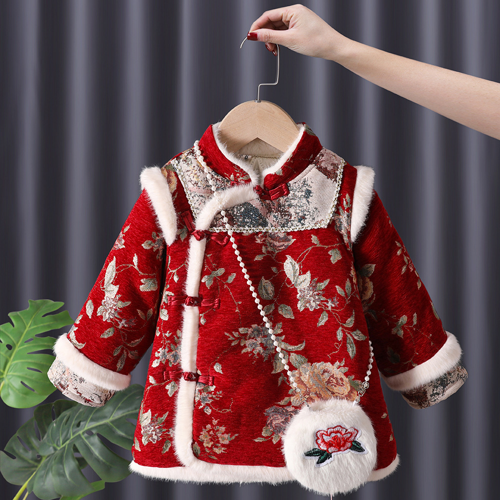Winter Baby Girls Hanfu Kids P - Baby Clothing Embroidery のレビューと価格