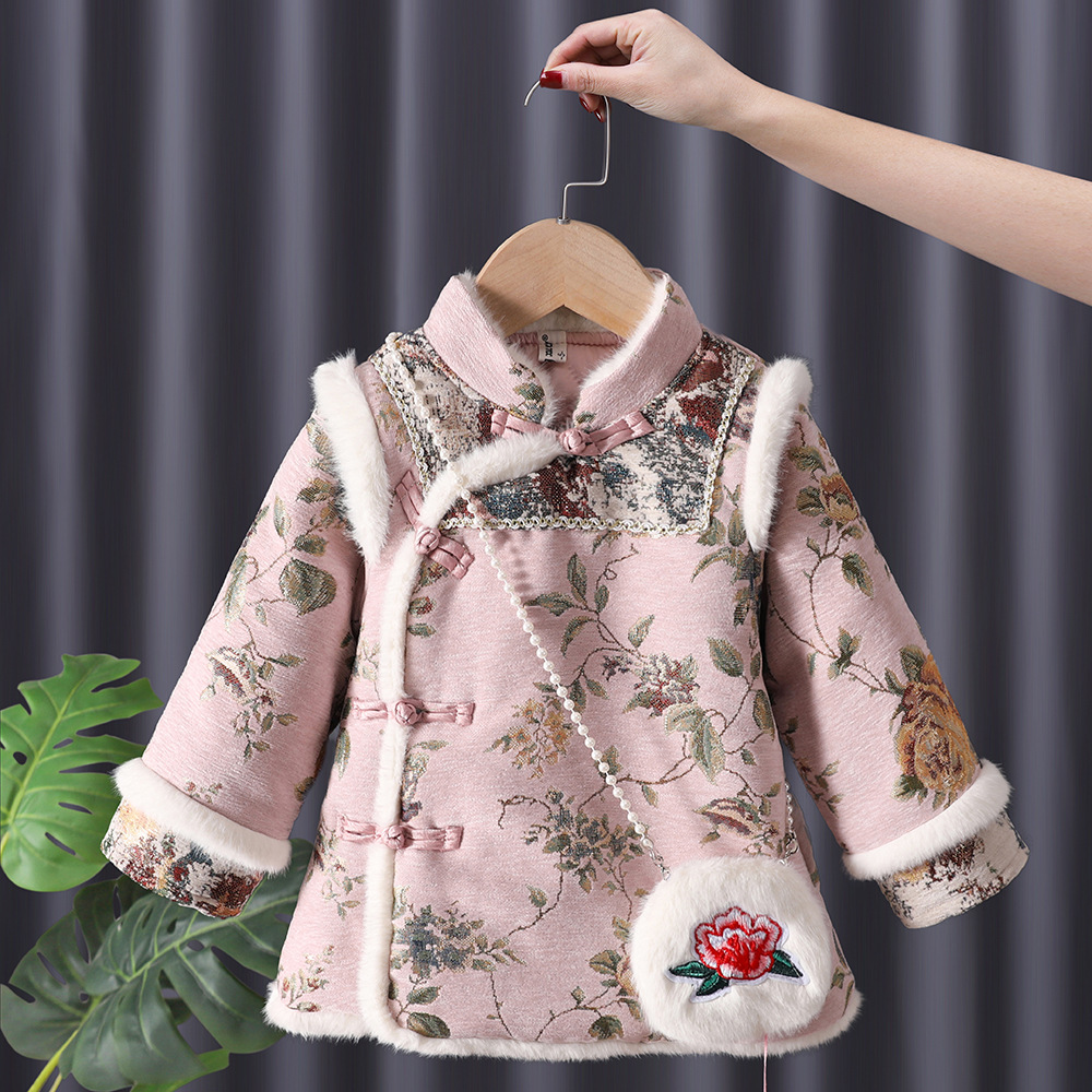 Winter Baby Girls Hanfu Kids P - Baby Clothing Embroidery のレビューと価格