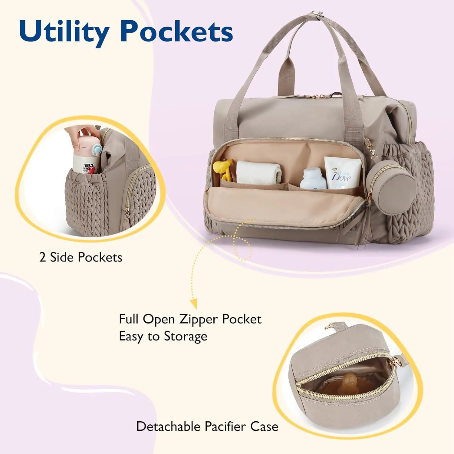 New Mommy Diaper Bag Large Cap - Baby Clothing Hamper のレビューと価格