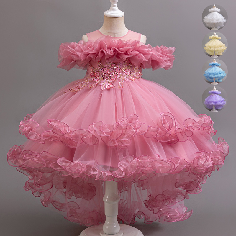 Girl Flower Princess Sequins B - Baby Xmas Clothing のレビューと価格