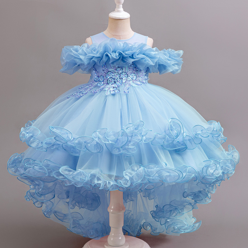 Girl Flower Princess Sequins B - Baby Xmas Clothing のレビューと価格