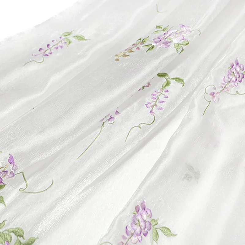Wisteria Embroidery Fabric DIY - Baby Clothing Embroidery のレビューと価格