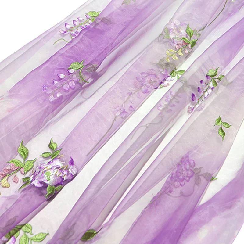 Wisteria Embroidery Fabric DIY - Baby Clothing Embroidery のレビューと価格