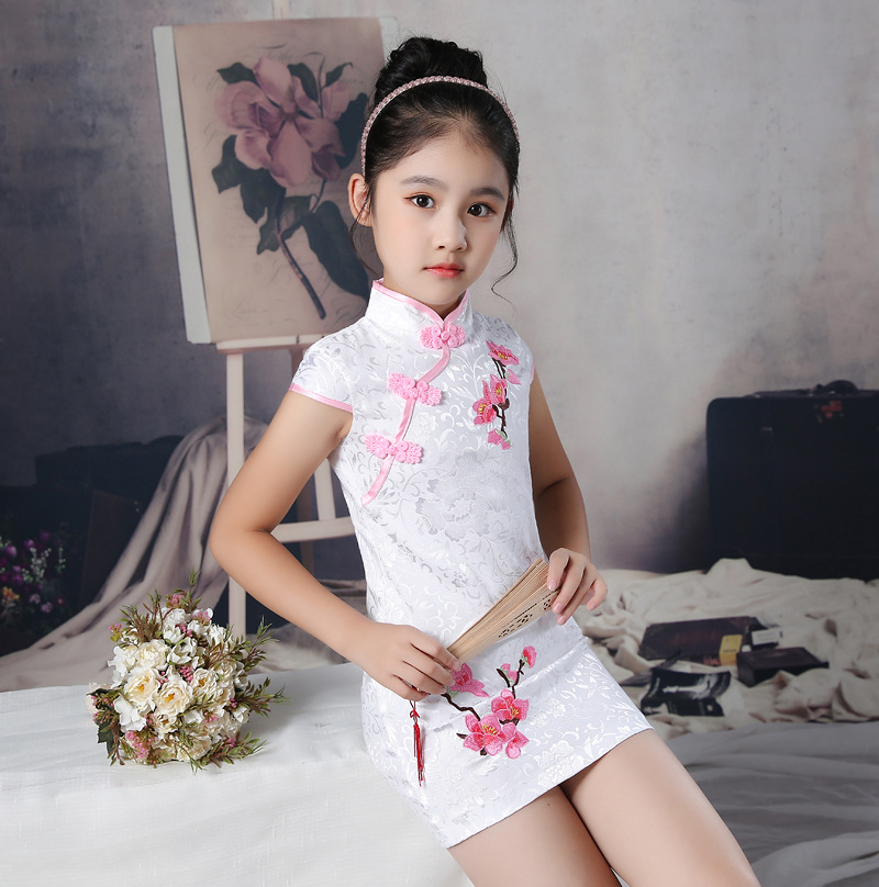 Chinese cheongsam Flower Girl  - Baby Clothing Embroidery のレビューと価格
