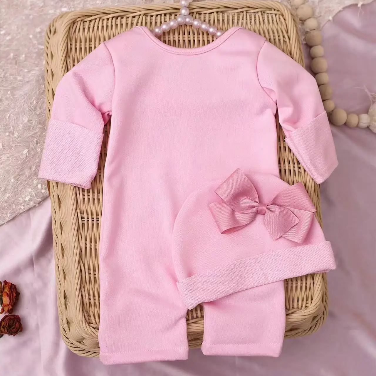 Ylsteed 2Pcs Newborn Photograp - Baby Clothing Embroidery のレビューと価格
