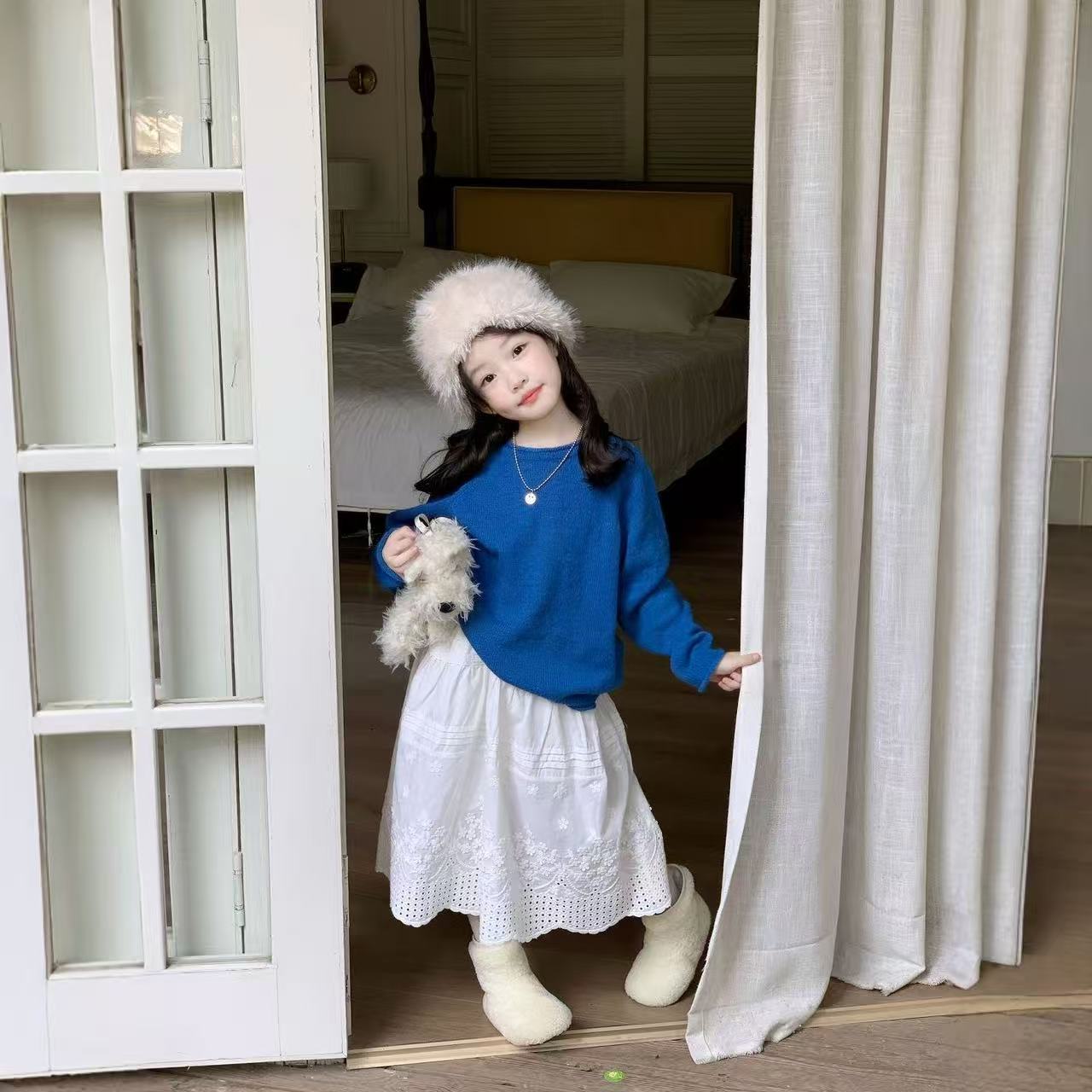 Spring Autumn Baby Girls Knitt - Baby Clothing Jumpers のレビューと価格