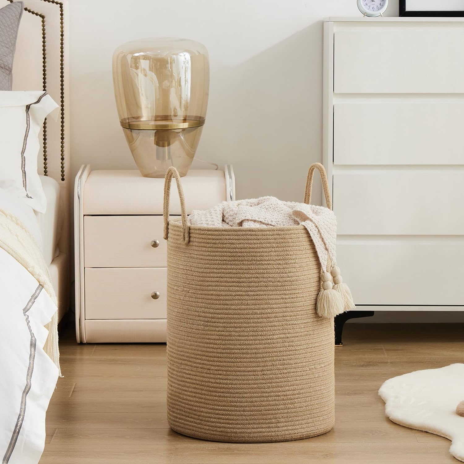 Large Storage Basket Tall Wove - Baby Clothing Hamper のレビューと価格