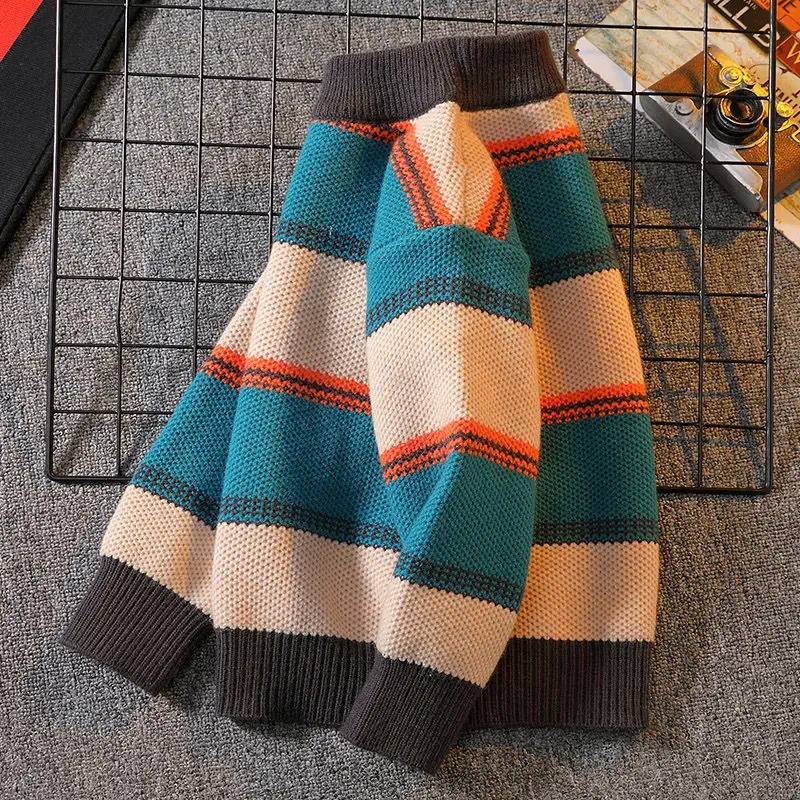 Boys Knitted Sweater New Winte - Baby Clothing Jumpers のレビューと価格