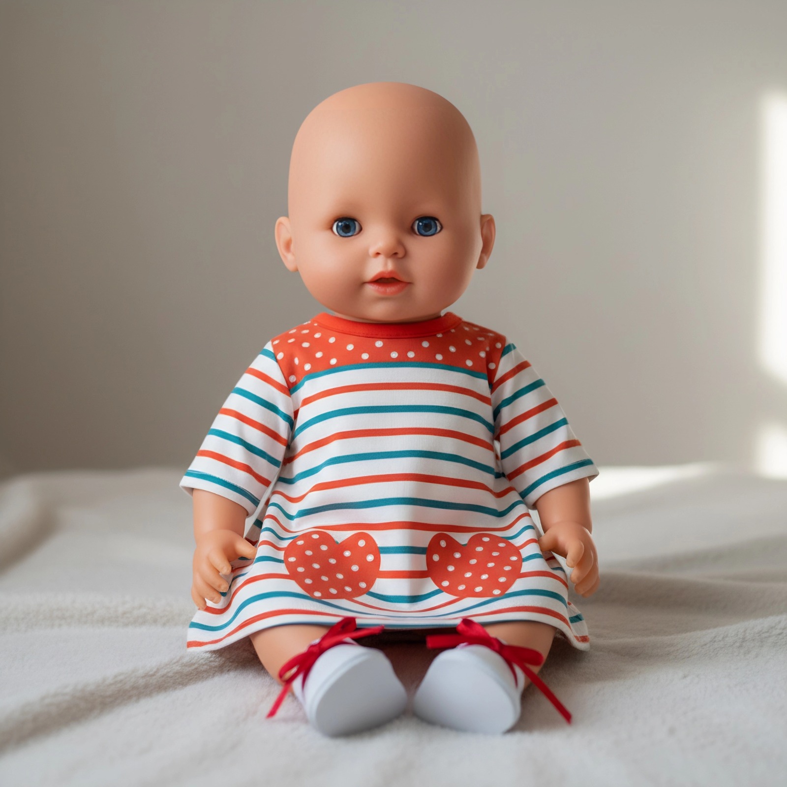 Cute Dress For 43 cm Baby Doll - Baby Xmas Clothing のレビューと価格
