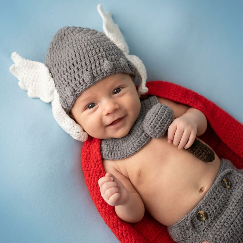 Newborn Photography Props Thor - Baby Clothing For Boys のレビューと価格